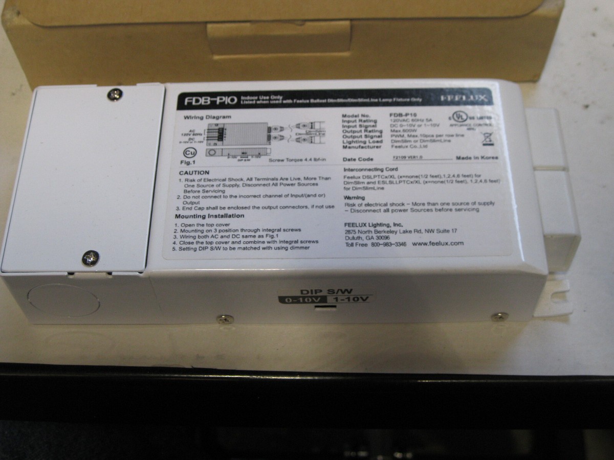 Feelux FDB-PIO Lighting Interface DC 0-10 or 1-10V to PWM