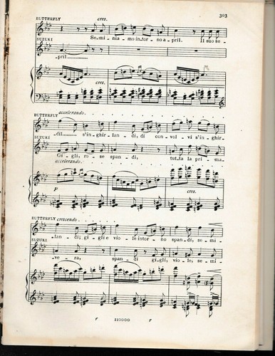 Madama Butterfly Puccini 1904 Itallian New Edition Ricordi - Picture 8 of 14