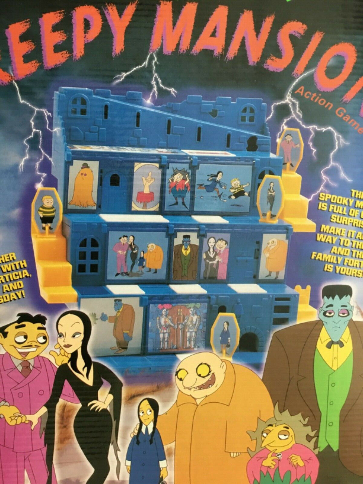 THE ADDAMS FAMILY CREEPY MANSION ACTION GAME 1992 SEALED PRESSMAN Collectible | eBay THE ADDAMS FAMILY CREEPY MANSION ACTION GAME 1992 SEALED PRESSMAN Collectible | eBay