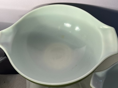 Pyrex mixing bowls set of 4 verde green #441 442 443 444 OH8794 - Picture 7 of 11