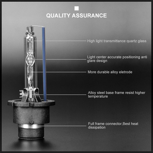 Bmw 3 Series E46 1998-2005 2x Upgrade D2S Xenon Hid 35W Ice Blue 8000K Low Beam - Picture 8 of 14