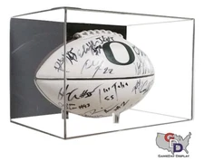Acrylic Wall Mount Full Size Football Display Case UV Protecting GameDay Display