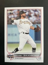 Dansby Swanson 2022 Topps Update Series All Star Insert ASG-31