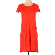 Eileen Fisher Womens Size Petite P/P Rust Hemp Organic Cotton Dress System