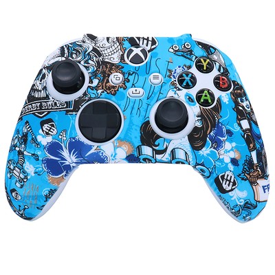 Silikon Griff Hülsenschale Tarnschutzhülle für Xbox Series S / X Game Controller