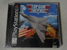Top Gun Fire At Will Sony Playstation One PS1 PSX Game Complete Free Ship
