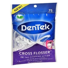 Cross Flosser Floss Picks  75 Count By Med Tech Products