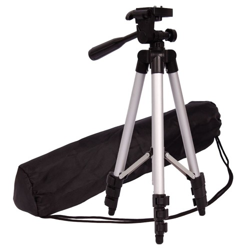 Lightweight Aluminium Tripod Telescopic Camera DSLR Stand With Phone Holder UK - Picture 9 of 9