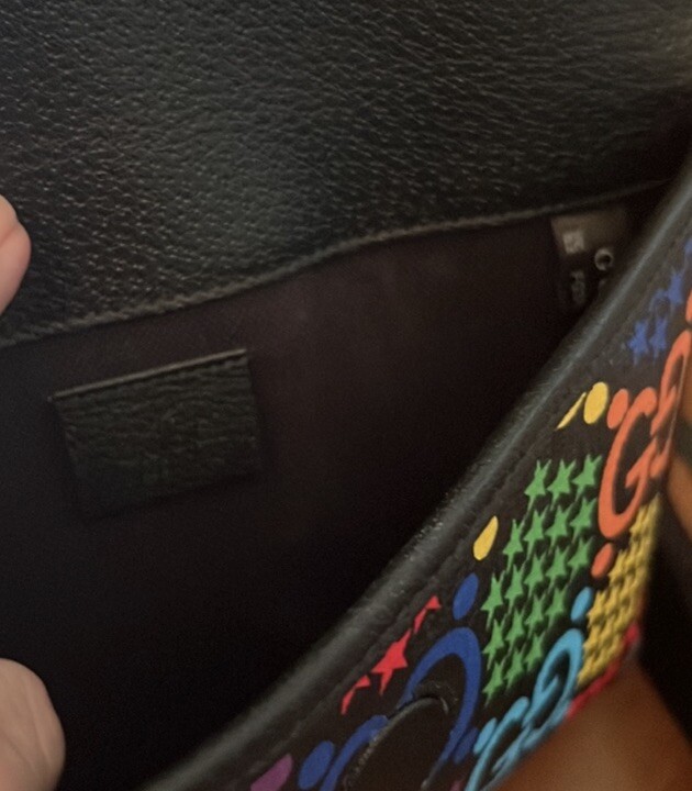 Gucci GG Psychedelic Print Coated Canvas Belt Bag Multicolor