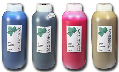 4L oder 6L Eco Solvent Tinte ''Eco Green 360'' für Epson  Mimaki  Mutoh  Roland 