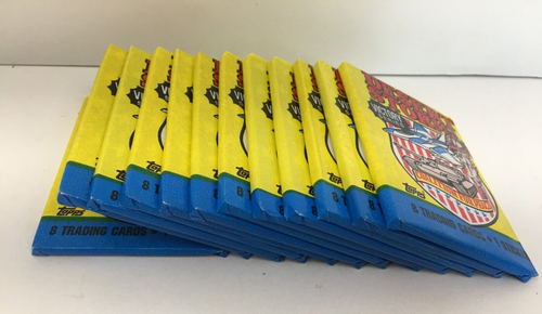 Desert Storm 12 paquetes Topps tarjetas coleccionables sin abrir cera sellada serie Victoria - Imagen 4 de 10