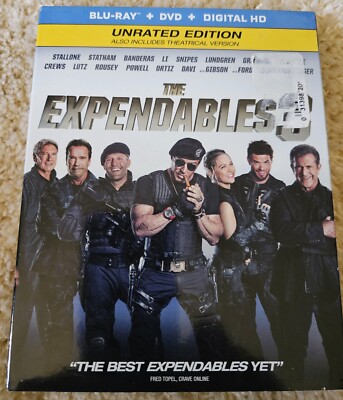 The Expendables 3 (Blu-ray, 2014) Unrated Edition