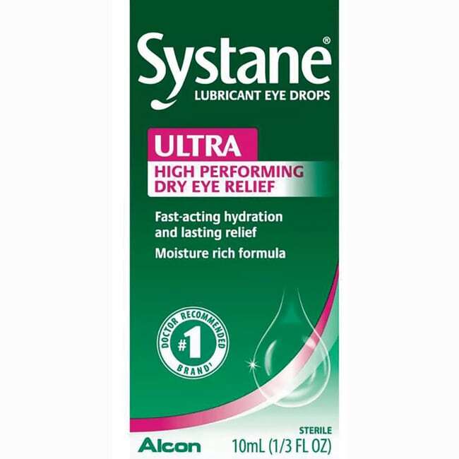 Глазные капли Alcon Systane Ultra Lubricant - высокая эффективность 033 жидких унций Liq 3390₽