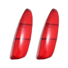 New Vw Type 3 Red Flat Tail Light Lenses Pair 1961-1969 New Vw Type 3 Red Flat Tail Light Lenses Pair 1961-1969