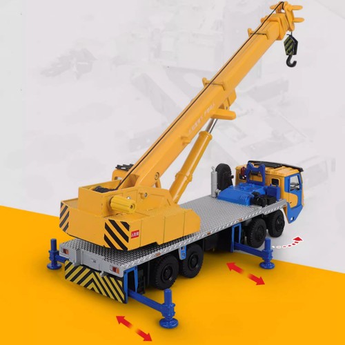 Alloy 1/55 Scale Machinery Lift Crane Truck Vehicle Model Toys Decor Collection - Picture 21 of 24