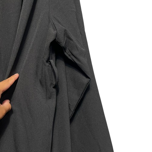New With Tags Torrid LS Crep Black Long Trench Coat / 2X-18-20 - Picture 8 of 12