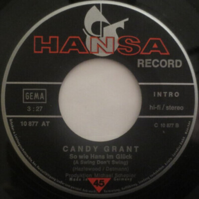 Candy Grant Wenn Ein Mädchen Weint / So Wie Hans Im Glück Vinyl Single 7inch