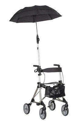 RUSSKA Rollatorschirm Schirm für Rollator Elan Dietz TAIMA D-25mm Drive TORRO