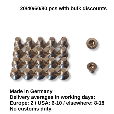 20pcs M3x5mm flat head screws Torx T10 for 2.5'' notebook hard drives/HDD/SSD
