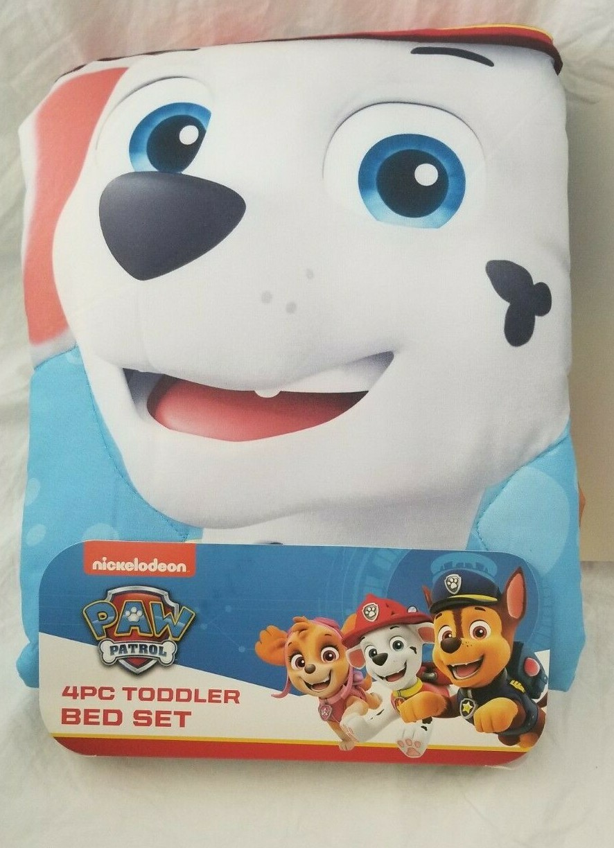 Set letto per bambini 4 pezzi Nickelodeon Paw Patrol nuovo con scatola foto 6