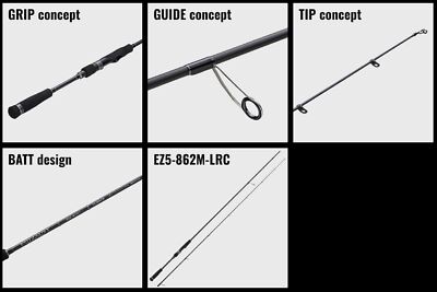 Major Craft 5G Egizaust Series Spinning Rod EZ5-832ML/LRC (2849