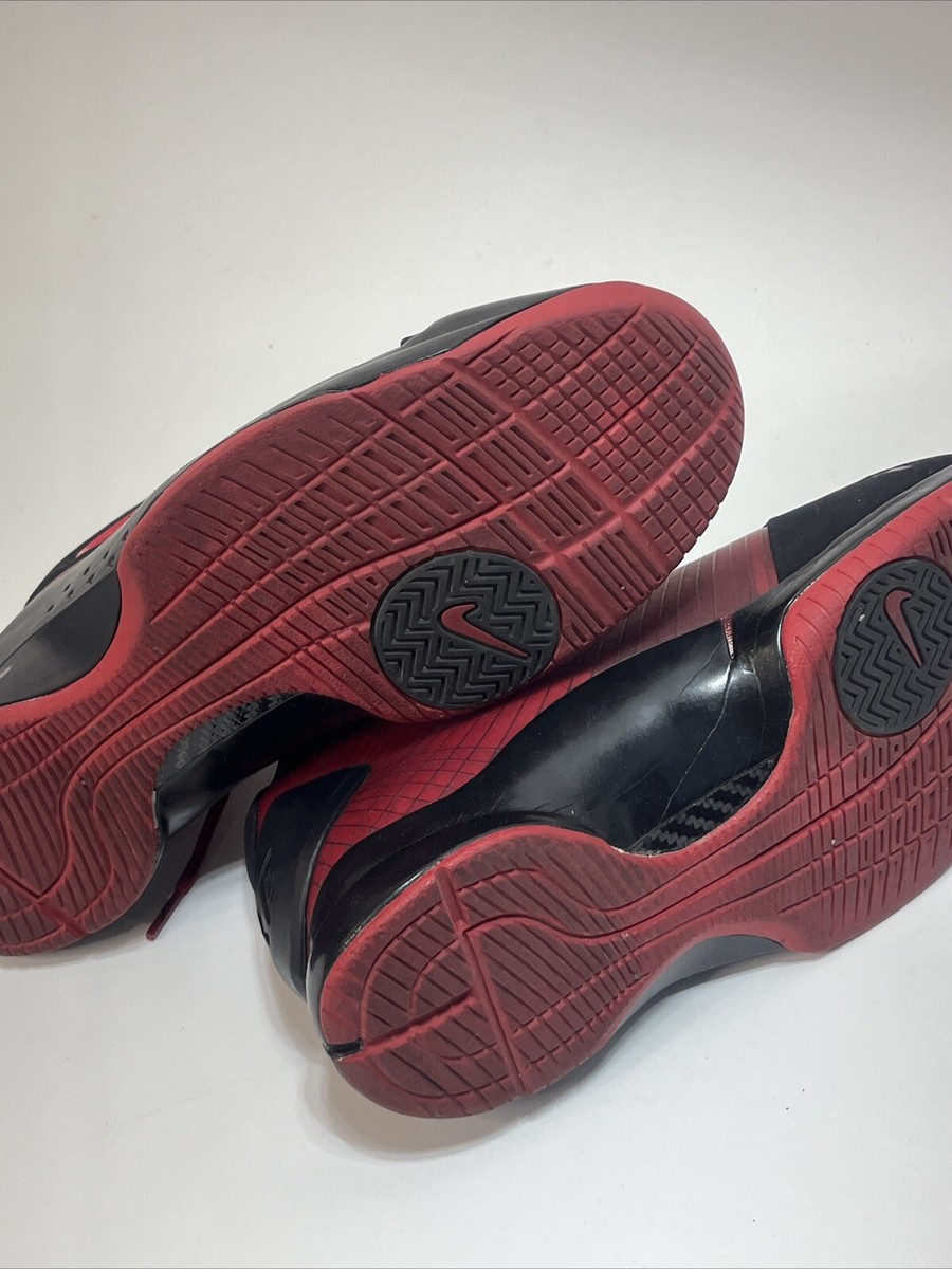 2008 Nike Hyperdunk Men's Size 10 Red Black Basketball Shoes