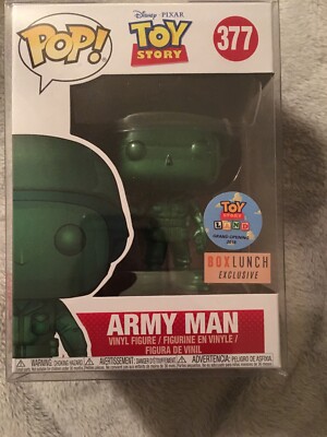 Funko Pop Disney Toy Story Metallic Green Army Man BoxLunch