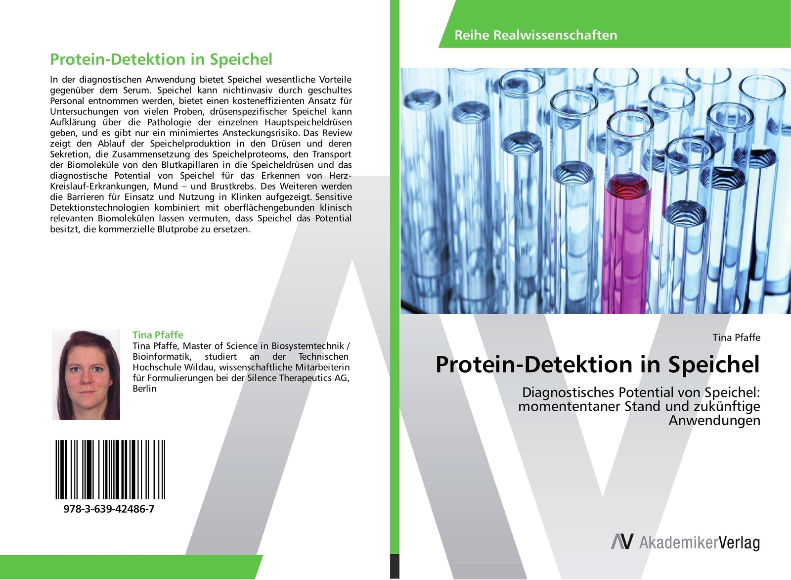 Thumbnail - Protein-detektion In Speichel Tina Pfaffe Taschenbuch Paperback 64 S.