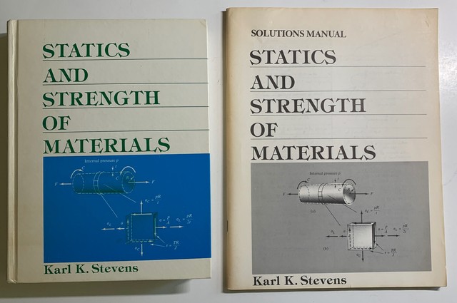 Statics and Strength of Materials by Stevens with Solutions Manual eBay