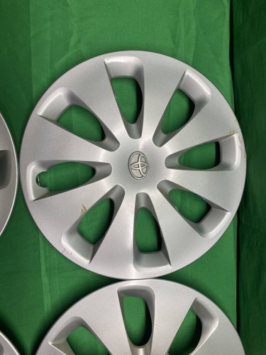 Toyota Aqua Prius C NHP10 Genuine OEM 15" Wheel Covers Hubcaps Set of 4 Japan - Picture 3 of 10