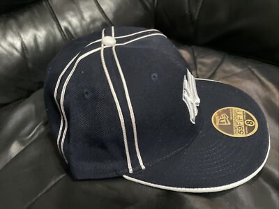 Vintage 90s New York Yankees New Era Wool 59Fifty Fitted Hat MLB
