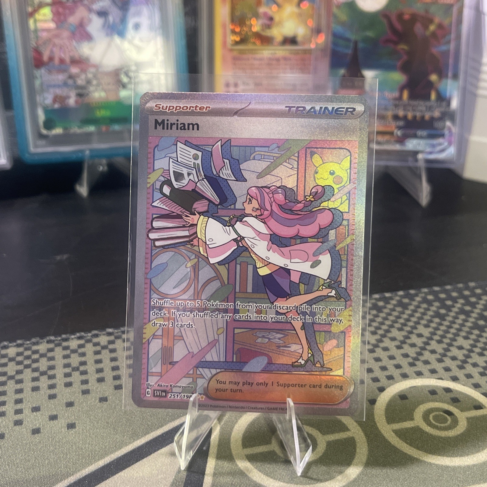 Pokemon TCG Miriam 251/198 SV01 Scarlet & Violet Base Set SIR Holo EN