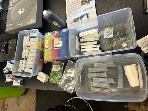 Epson C3500 Inkjet Refill System With Chip Reset And 40+ Epson Carts Free Ship! - 第 2/11 張圖片