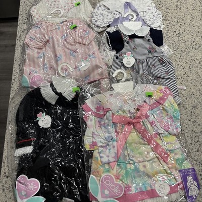 Vintage Corolle Doll Clothes 17-18, 42-44cm, 21-22, 52-55cm Lot Of 6 Outfits
