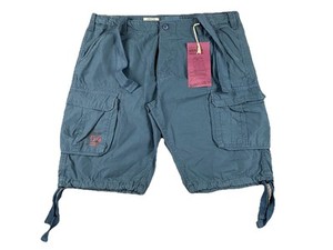 Short Cargo Vintage Surplus Airborne Homme – Coton 100% Poches Cargo Style Militaire Rétro
