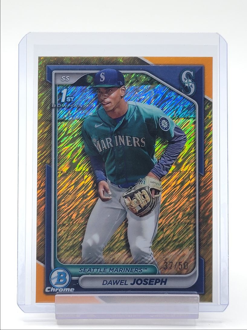 DAWEL JOSEPH 2024 BOWMAN CHROME 1ST GOLD SHIMMER REFRACTOR /50 Q2046