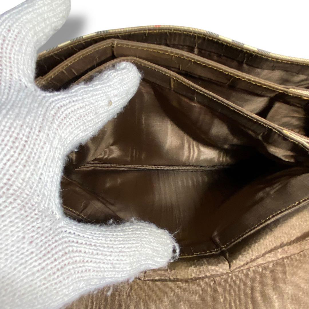 Burberry Shoulder Bag Canvas Beige Nova Check Shadow Horse Burberry Shoulder Bag Canvas Beige Nova Check Shadow Horse