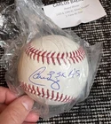 Carlos Baerga Signed Official MLB Baseball Beckett Authenticated Auto