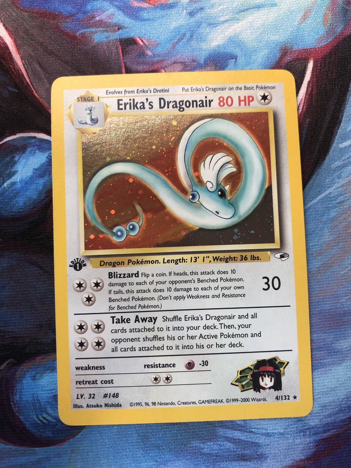 Erika's Dragonair 2000 Gym Heroes #004/132 1st Edition Holo Price Guide -  Sports Card Investor