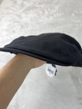 NEW Stetson Hat Cap Fitted Mens Small/Medium Black Ivy Flat Driver All American