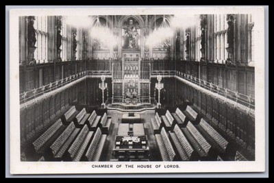 Ansichtskarte London / Chamber of the House of Lords - England