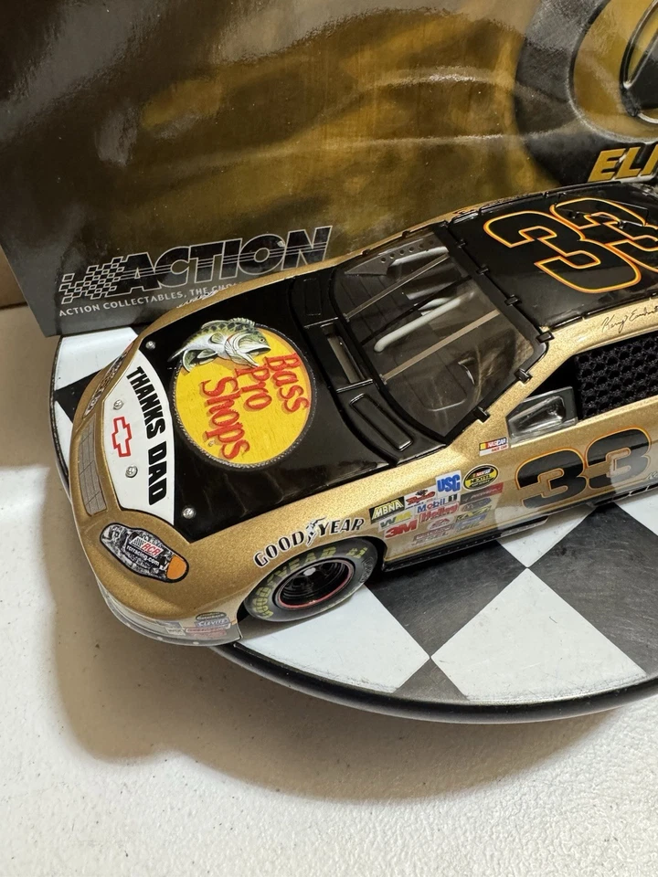 Kerry Earnhardt ELITE #33 Bass Pro Shops Father’s Day 2004 1/24 Nascar Diecast - Image 4 of 4