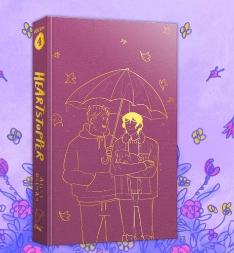 Heartstopper Volume 4 by Alice Oseman Fairyloot Mortal Edition Signed - Picture 3 of 4