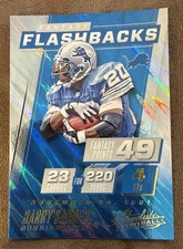 2017 Barry Sanders Panini Absolute Fantasy Flashbacks #6 HOF Player