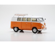 Schuco 451180006 - 1:18 VW T1 Camper Orange/Weiß Dach DC - Neu
