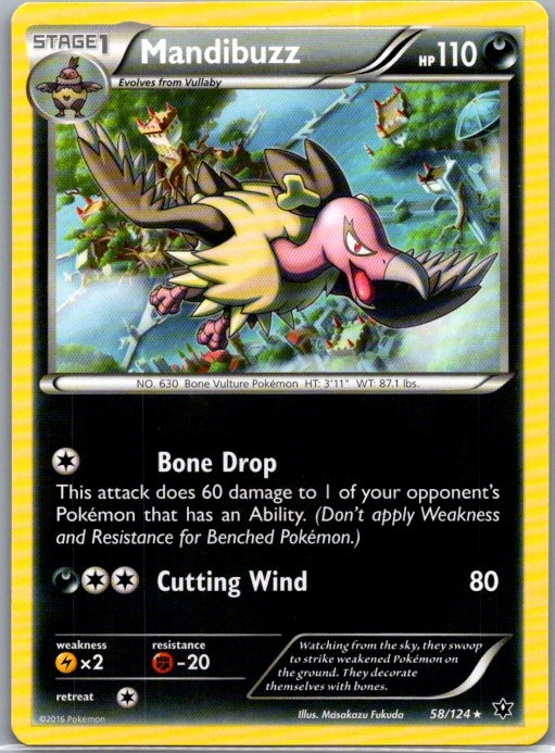 XY - Fates Collide #58/124 Mandibuzz