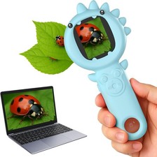 Handheld Digital Microscope, 500X Portable Pocket Mini Microscopes for Kids