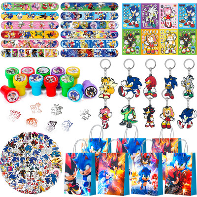 Sonic Kinder Party Deko Sonic Partytüten Set Kinder Party Mitgebsel Geschenk 