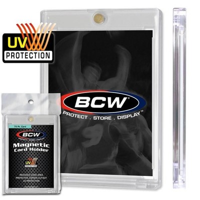 BCW Magnetic Card Holder Case mit UV Protection (thick cards, 75 pt) - Neu & OVP