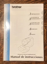 Brother Sewing Embroidery Machine Spanish Espanol Original Instruction Manual